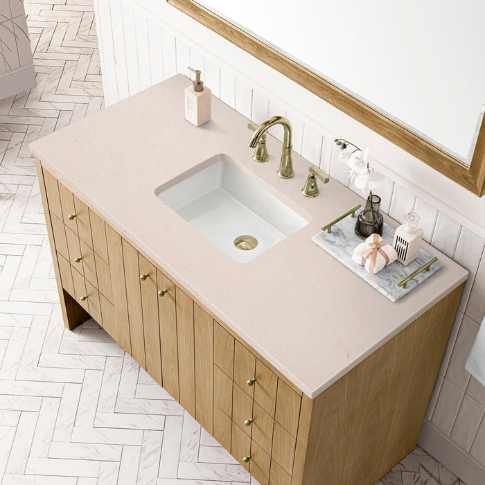 Hudson 48" Single Vanity in Light Natural Oak