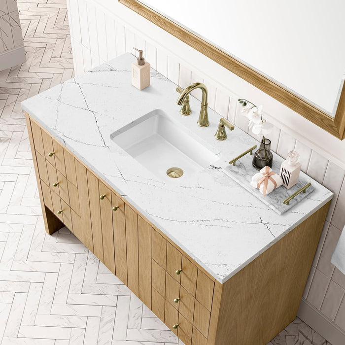 Hudson 48" Single Vanity in Light Natural Oak