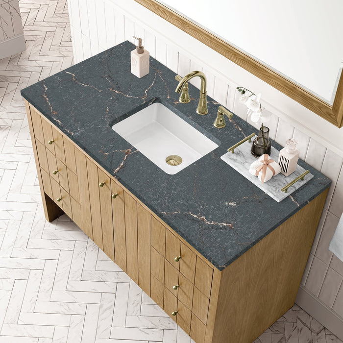 Hudson 48" Single Vanity in Light Natural Oak