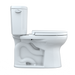 TOTO Drake II 1.28 GPF Two Piece Elongated Toilet with Left Hand Lever - Seat Included - Luxe Vanity & Tub