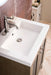 Chianti 24" Single Vanity, Whitewashed Walnut, Brushed Nickel, w/ White Glossy Composite Stone Top - Luxe Vanity & Tub