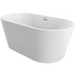 Jacuzzi Celeste 59" Soaking Bathtub for Freestanding Installations with Center Drain Placement - Luxe Vanity & Tub