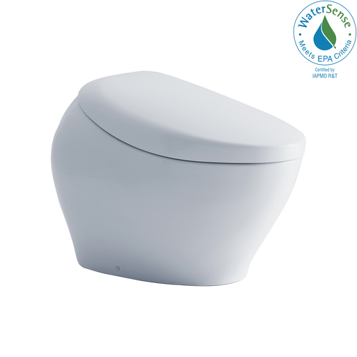 TOTO Neorest NX1 0.8 / 1 GPF Dual Flush Elongated Chair Height Toilet with Integrated Smart Bidet Seat, Tornado Flush, PREMIST, CEFIONTECT, and EWATER+ - Luxe Vanity & Tub