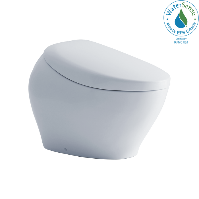 TOTO Neorest NX1 0.8 / 1 GPF Dual Flush Elongated Chair Height Toilet with Integrated Smart Bidet Seat, Tornado Flush, PREMIST, CEFIONTECT, and EWATER+ - Luxe Vanity & Tub