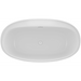 Jacuzzi Amalia 59" Free Standing Soaking Tub with Center Drain, Drain Assembly and Overflow - Luxe Vanity & Tub