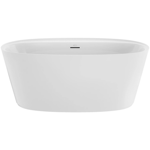 Jacuzzi Amalia 59" Free Standing Soaking Tub with Center Drain, Drain Assembly and Overflow - Luxe Vanity & Tub