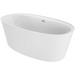 Jacuzzi Amalia 67" Free Standing Acrylic Soaking Tub with Center Drain, Pop-Up Drain Assembly and Overflow - Luxe Vanity & Tub