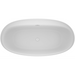 Jacuzzi Amalia 67" Free Standing Acrylic Soaking Tub with Center Drain, Pop-Up Drain Assembly and Overflow - Luxe Vanity & Tub