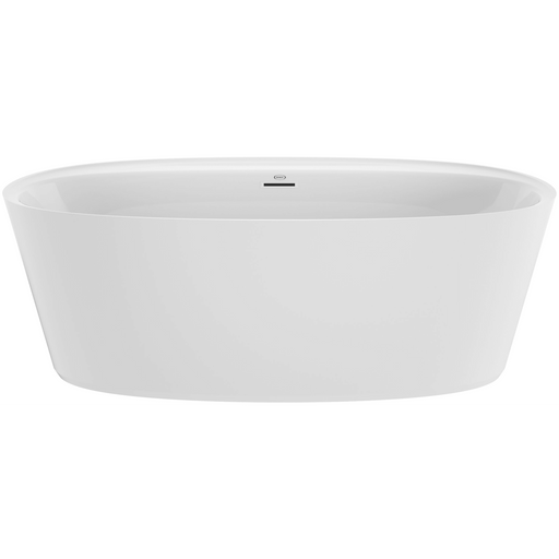 Jacuzzi Amalia 67" Free Standing Acrylic Soaking Tub with Center Drain, Pop-Up Drain Assembly and Overflow - Luxe Vanity & Tub