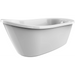 Jacuzzi Arietta 59" Soaking Bathtub for Freestanding Installation with Reversible Drain - Luxe Vanity & Tub