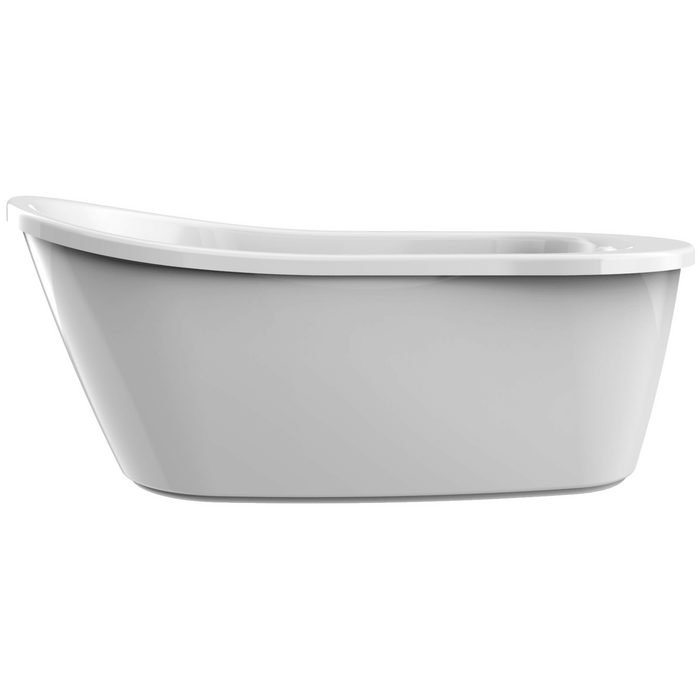 Jacuzzi Arietta 59" Soaking Bathtub for Freestanding Installation with Reversible Drain - Luxe Vanity & Tub