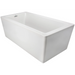 Jacuzzi Bianca 66" Soaking Freestanding Bathtub - Luxe Vanity & Tub