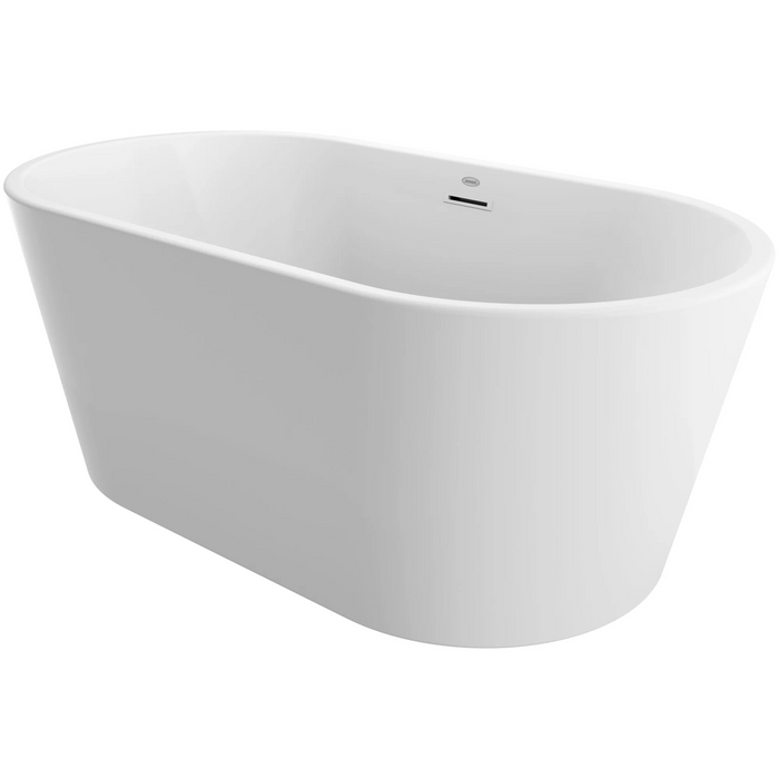 Jacuzzi Celeste 59" Soaking Bathtub for Freestanding Installations with Center Drain Placement - Luxe Vanity & Tub