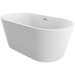 Jacuzzi Celeste 59" Soaking Bathtub for Freestanding Installations with Center Drain Placement - Luxe Vanity & Tub