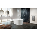 Jacuzzi Celeste 59" Soaking Bathtub for Freestanding Installations with Center Drain Placement - Luxe Vanity & Tub