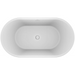 Jacuzzi Celeste 59" Soaking Bathtub for Freestanding Installations with Center Drain Placement - Luxe Vanity & Tub