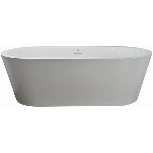 Jacuzzi Celeste 67" Soaking Bathtub for Freestanding Installations with Center Drain Placement - Luxe Vanity & Tub