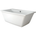 Jacuzzi Fiore 65.5" Soaking Freestanding Bathtub with Center Drain - Luxe Vanity & Tub