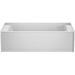 Jacuzzi Signature 60" Three Wall Alcove Acrylic Soaking Tub with Right Drain and Overflow - White - Luxe Vanity & Tub