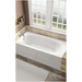 Jacuzzi Signature 72" Acrylic Soaking Bathtub for Alcove Installation with Right Drain - White - Luxe Vanity & Tub