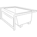 Jacuzzi Signature 72" Acrylic Soaking Bathtub for Alcove Installation with Right Drain - White - Luxe Vanity & Tub