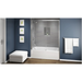 Jacuzzi Signature 60" Three Wall Alcove Acrylic Air / Whirlpool Tub with Left Drain and Overflow - White - Luxe Vanity & Tub