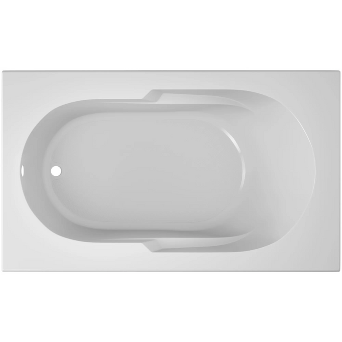 Jacuzzi Signature 60" Drop In Soaking Bathtub with Universal Drain - White - Luxe Vanity & Tub