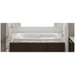 Jacuzzi Signature 60" Drop In Whirlpool Bathtub with 6 Jets, Air Controls, Left Drain and Right Pump - White - Luxe Vanity & Tub