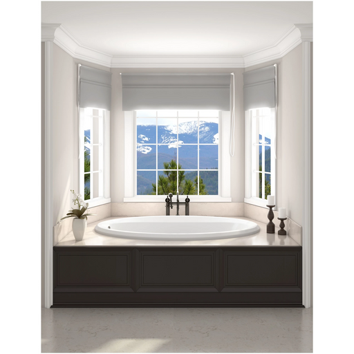 Jacuzzi Signature 60" Drop In Soaking Bathtub with Universal Drain - White - Luxe Vanity & Tub