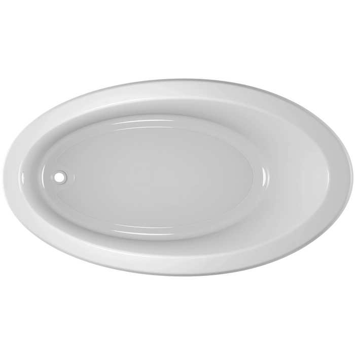 Jacuzzi Signature 66" Drop In Soaking Bathtub with Universal Drain - White - Luxe Vanity & Tub