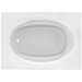 Jacuzzi 60" x 42" Signature Drop In Soaking Bathtub with Universal Drain - White - Luxe Vanity & Tub