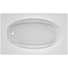 Jacuzzi Signature 72" Drop In Soaking Bathtub with Universal Drain - White - Luxe Vanity & Tub