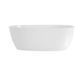 Signature 67" Free Standing Acrylic Soaking Tub with Reversible Drain, Drain Assembly and Overflow - Luxe Vanity & Tub