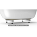 Signature 67" Free Standing Acrylic Soaking Tub with Reversible Drain, Drain Assembly and Overflow - Luxe Vanity & Tub