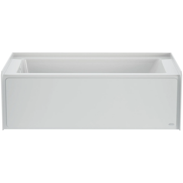 Jacuzzi Signature 60" Three Wall Alcove Acrylic Whirlpool Tub with Left Drain and Overflow - White - Luxe Vanity & Tub