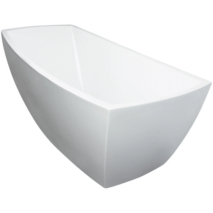 Stella 67" Soaking Freestanding Bathtub with Reversible Drain - Luxe Vanity & Tub