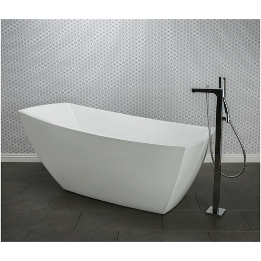 Stella 67" Soaking Freestanding Bathtub with Reversible Drain - Luxe Vanity & Tub