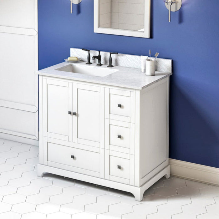 Jeffrey Alexander Addington 36-inch Single Bathroom Vanity Set With Top In Grey From Home Luxury USA