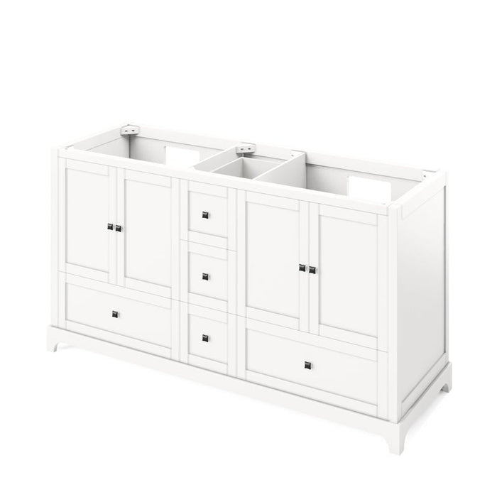 Jeffrey Alexander Addington 60-inch Double Bathroom Vanity Set - Luxe Vanity & Tub