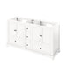 Jeffrey Alexander Addington 60-inch Double Bathroom Vanity Set - Luxe Vanity & Tub