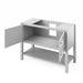 Jeffrey Alexander Adler 48-inch Single Bathroom Vanity Set With Top In Grey From Home Luxury USA