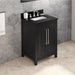 Jeffrey Alexander Cade 24-inch Single Bathroom Vanity Set With Top In Black From Home Luxury USA