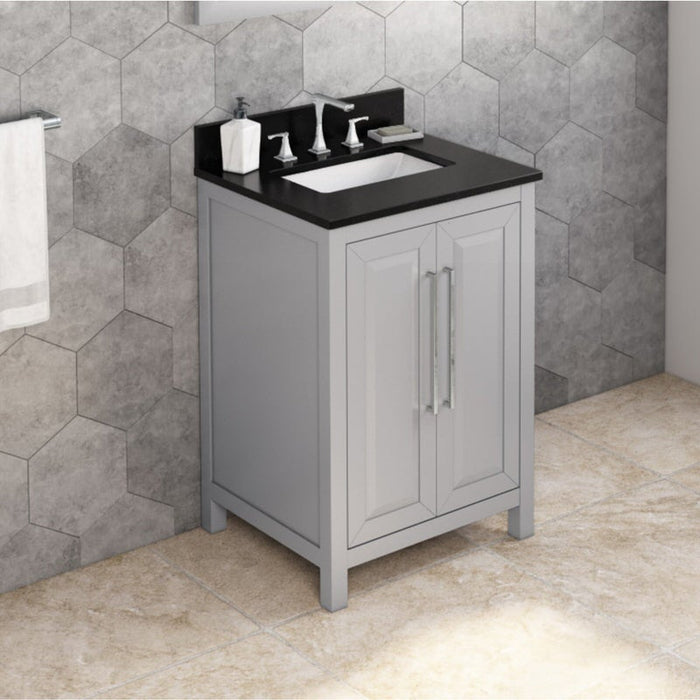 Jeffrey Alexander Cade 24-inch Single Bathroom Vanity Set With Top In White From Home Luxury USA