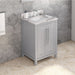 Jeffrey Alexander Cade 24-inch Single Bathroom Vanity Set With Top In White From Home Luxury USA