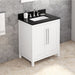 Jeffrey Alexander Cade 30-inch Single Bathroom Vanity Set With Top In White From Home Luxury USA