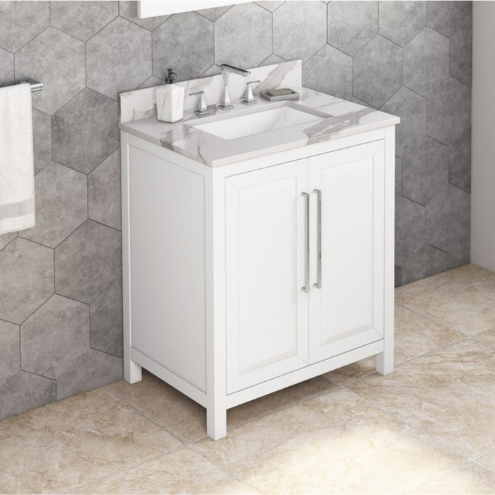 Jeffrey Alexander Cade 30-inch Single Bathroom Vanity Set - Luxe Vanity & Tub