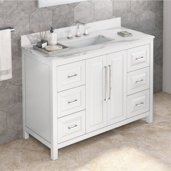 Jeffrey Alexander Cade 48-inch Single Bathroom Vanity Set - Luxe Vanity & Tub