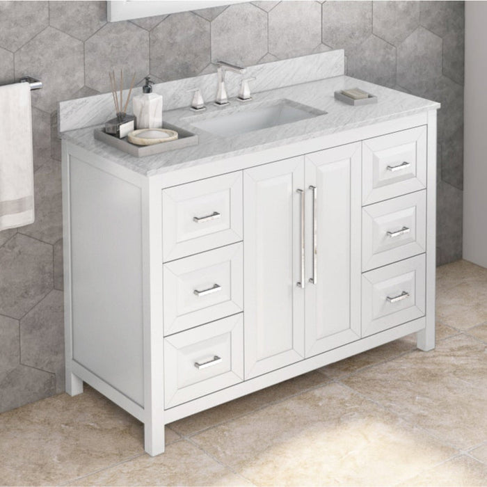 Jeffrey Alexander Cade 48-inch Single Bathroom Vanity Set - Luxe Vanity & Tub