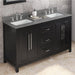 Jeffrey Alexander Cade 60-inch Double Bathroom Vanity Set With Top In Grey From Home Luxury USA