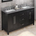 Jeffrey Alexander Cade 60-inch Double Bathroom Vanity Set With Top In Grey From Home Luxury USA